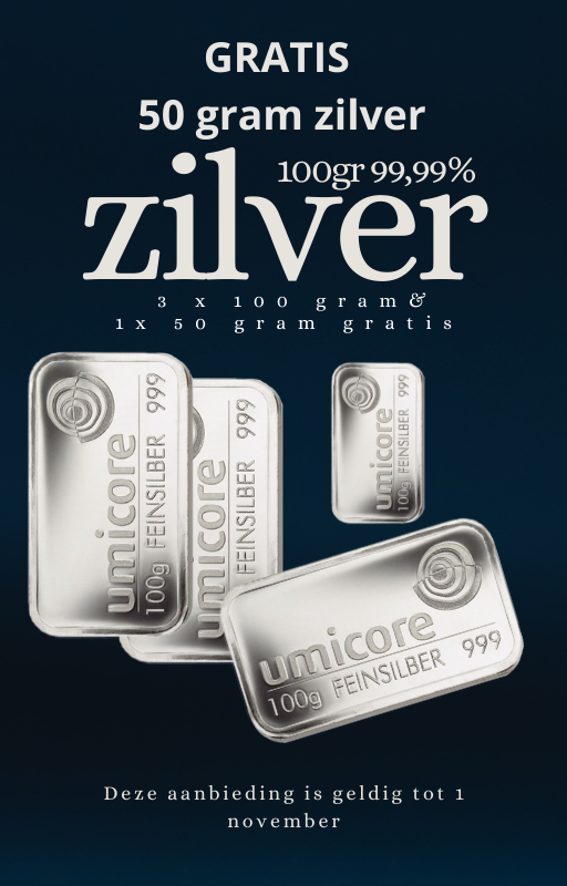 Aanbieding zilver. Verlengd tot 1 dec.